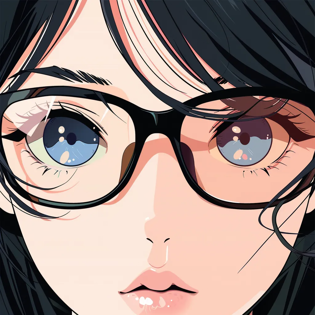 anime pfp glasses glasses, megumi, anime, eyes, nico