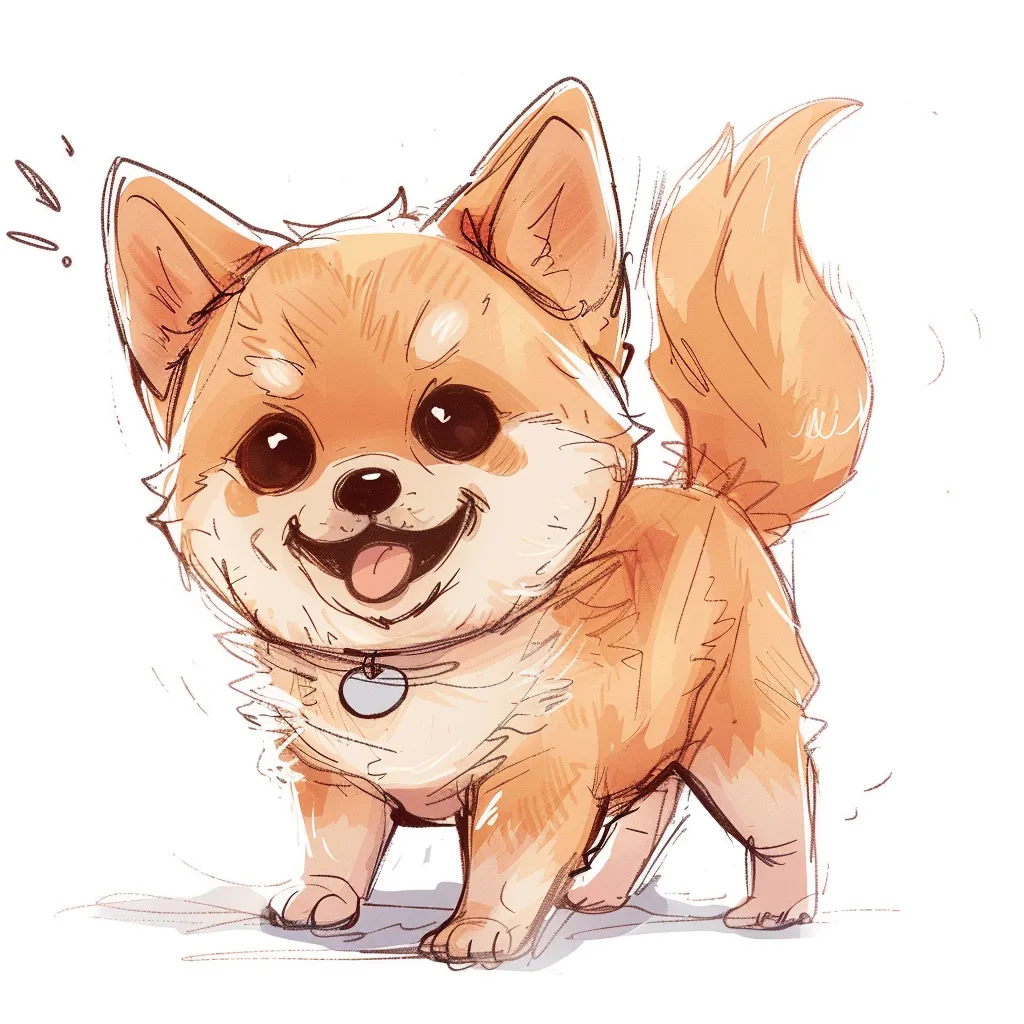 cute dog pfp drawing