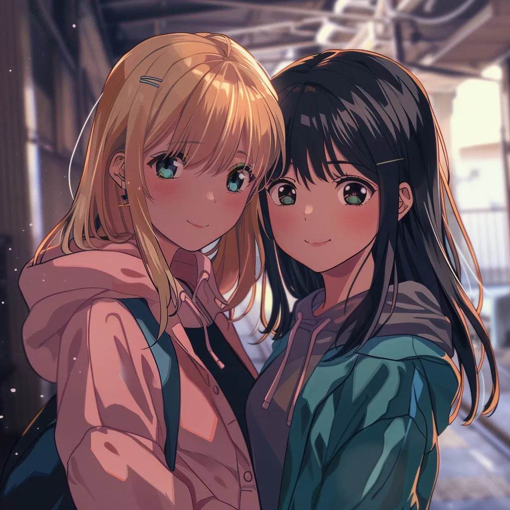 anime matching pfp friends girl