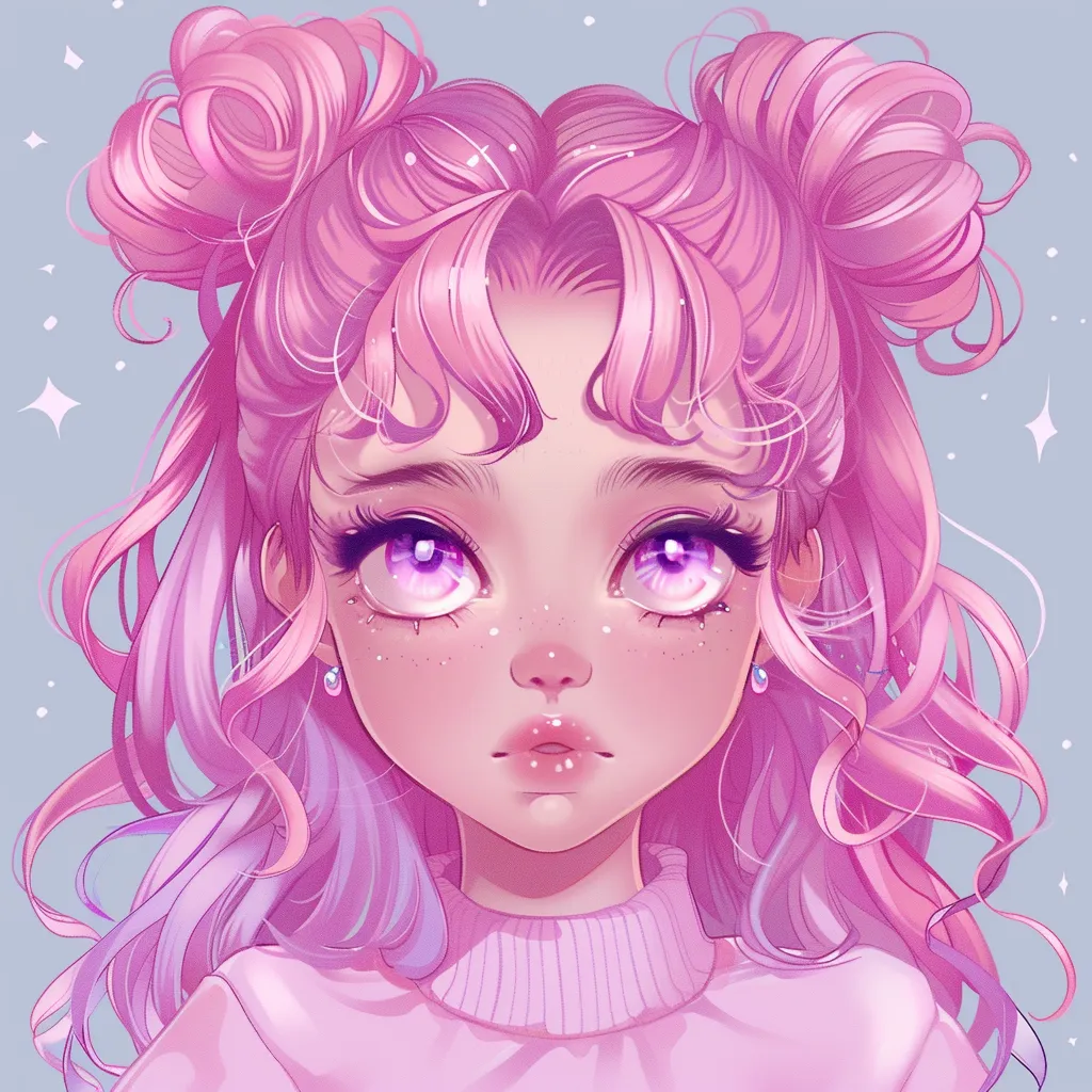 cute pink pfp