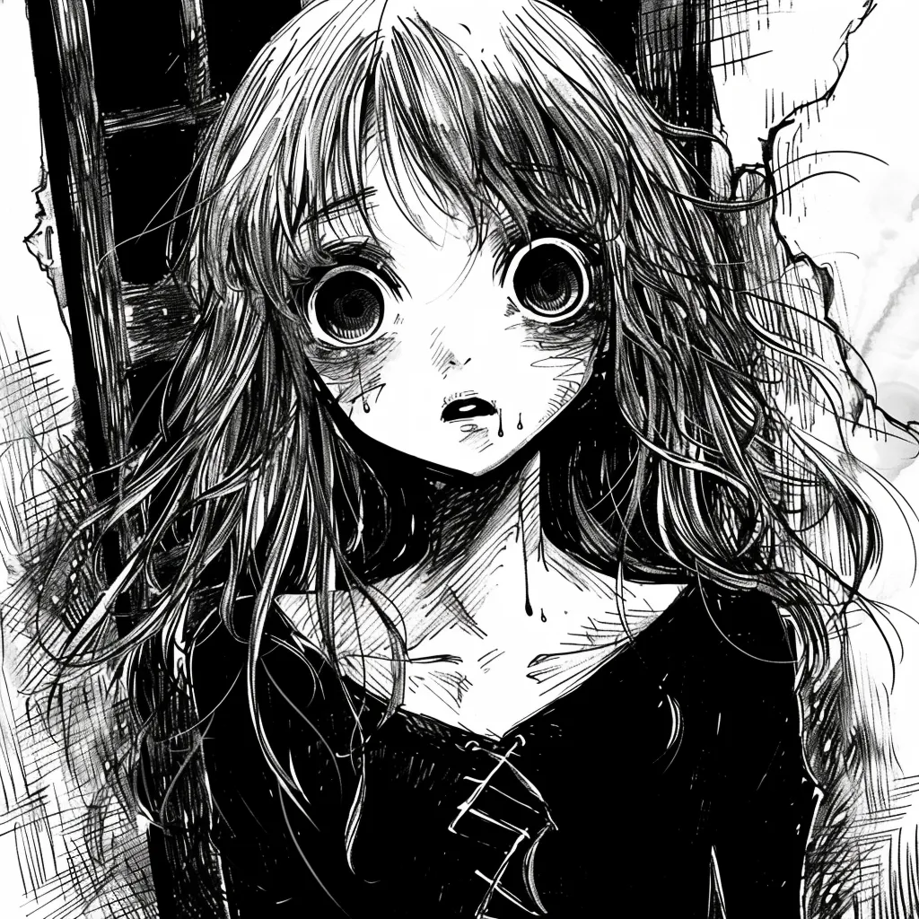 horror anime pfp kuromi, yandere, unknown, komi, manga