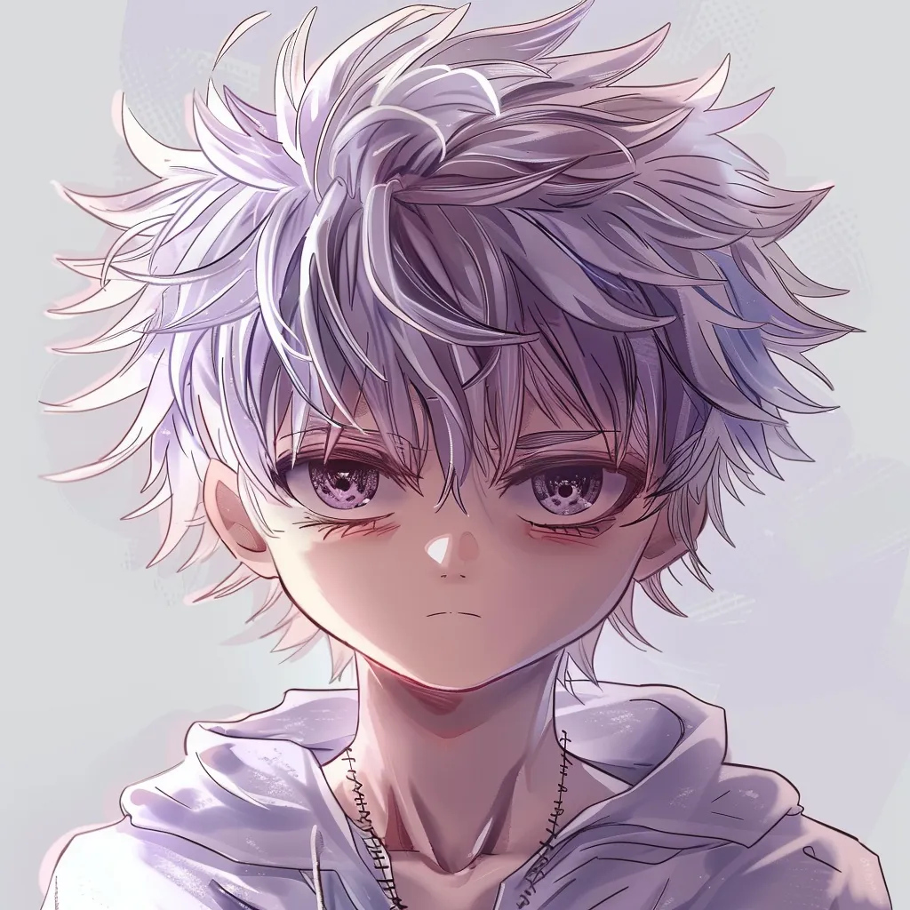 killua anime pfp killua, hiei, nanakusa, todoroki, zero