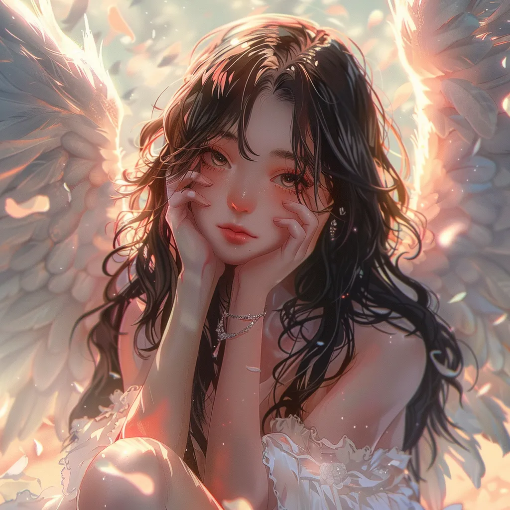 angel anime pfp angel, lucifer, tear, unknown, omen