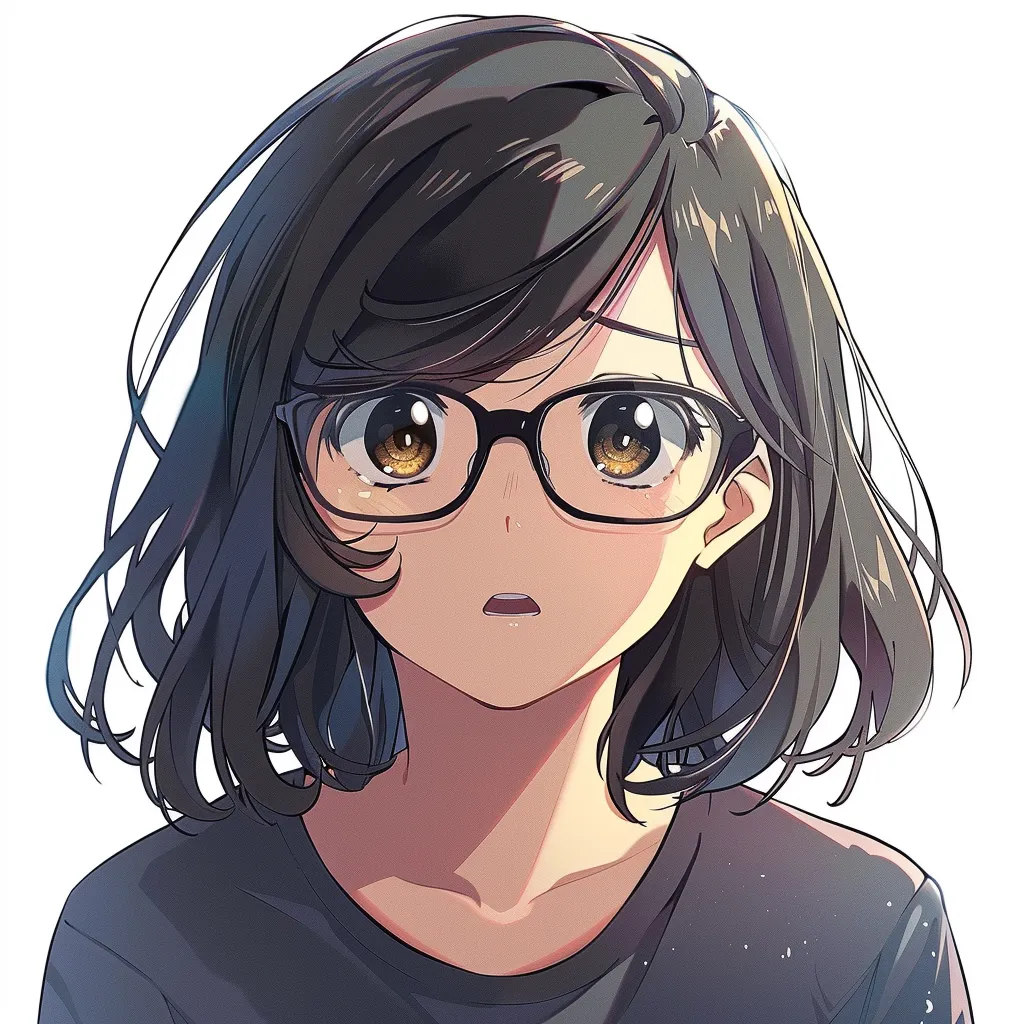 anime pfp with glasses glasses, yoimiya, megumi, unknown, nico