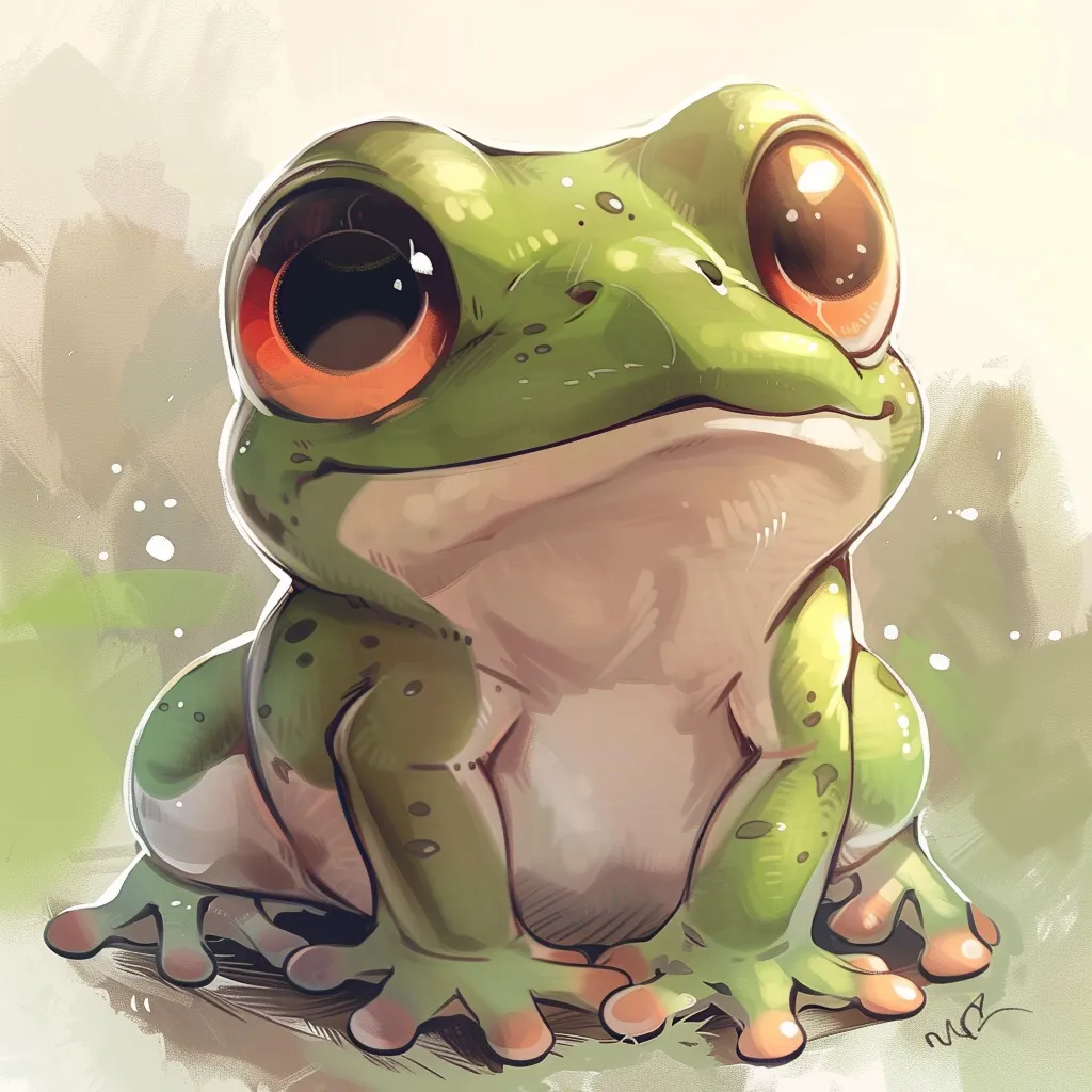 cute frog pfp anime