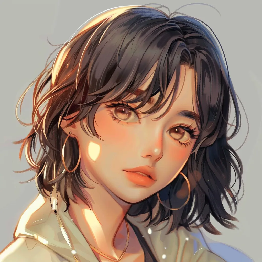 popular anime pfp study, girl, elizabeth, megumi, marin