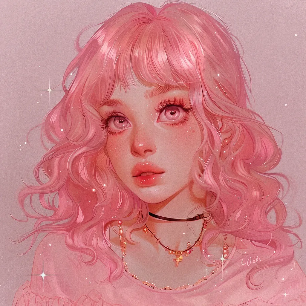 cute pink pfp pinterest