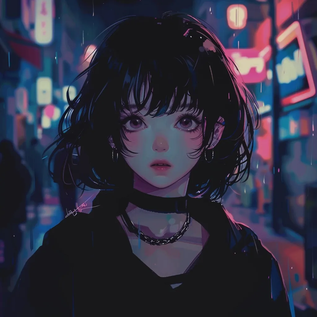 dark anime pfp 