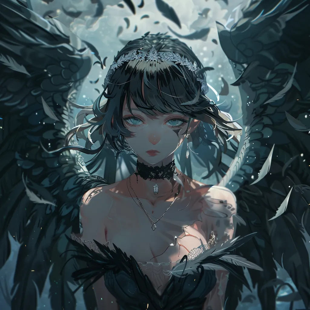 angel anime pfp albedo, angel, kuromi, berserk, unknown