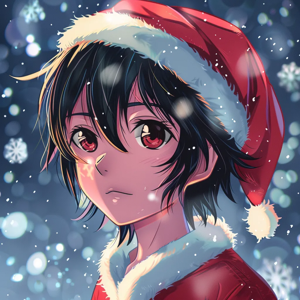 christmas anime character pfp