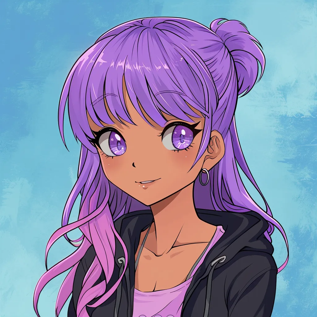 your anime pfp says about you violet, ramona, purple, toji, obanai