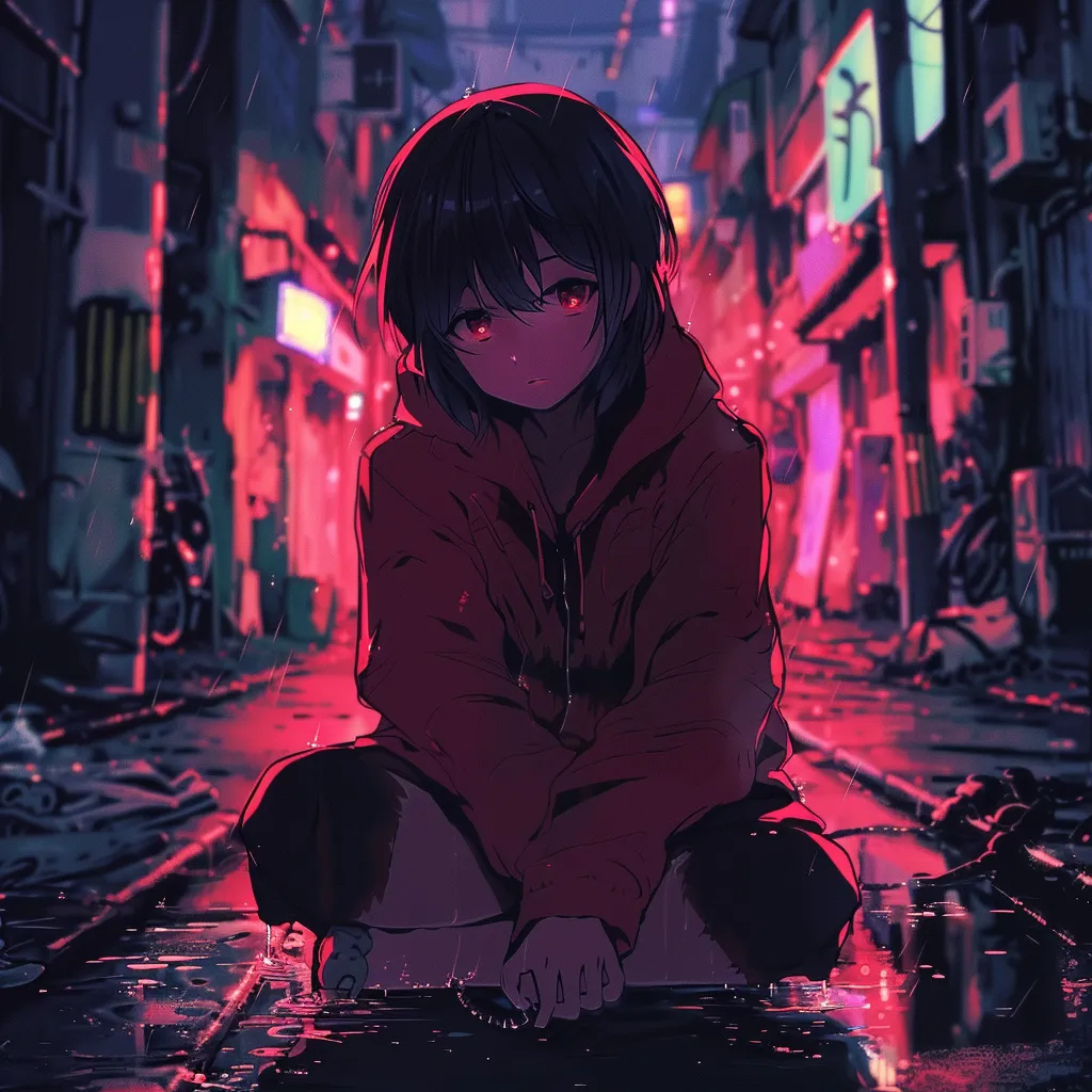 alone anime pfp nico, stray, kuromi, omori, tokyo