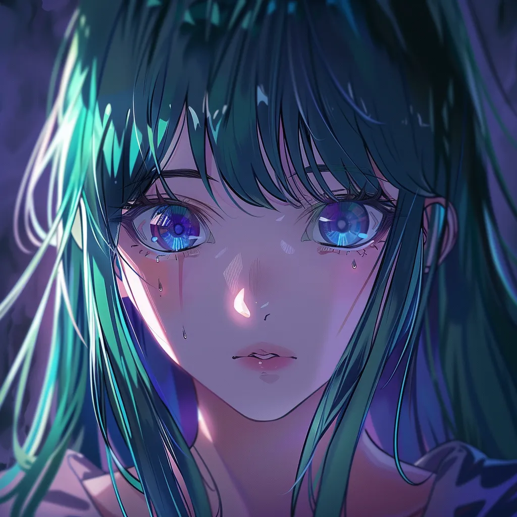 anime pfp meaning hatsune, miku, tear, unknown