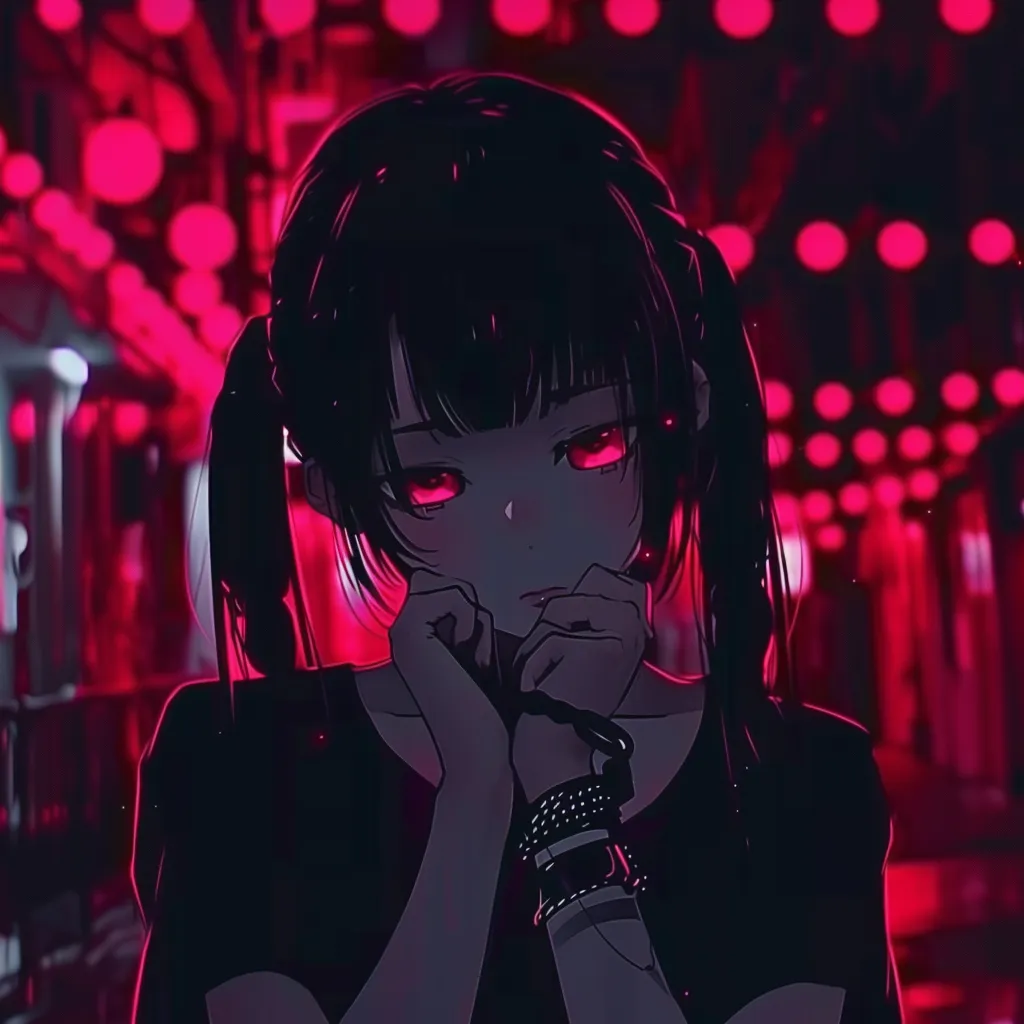 dark aesthetic anime pfp matching