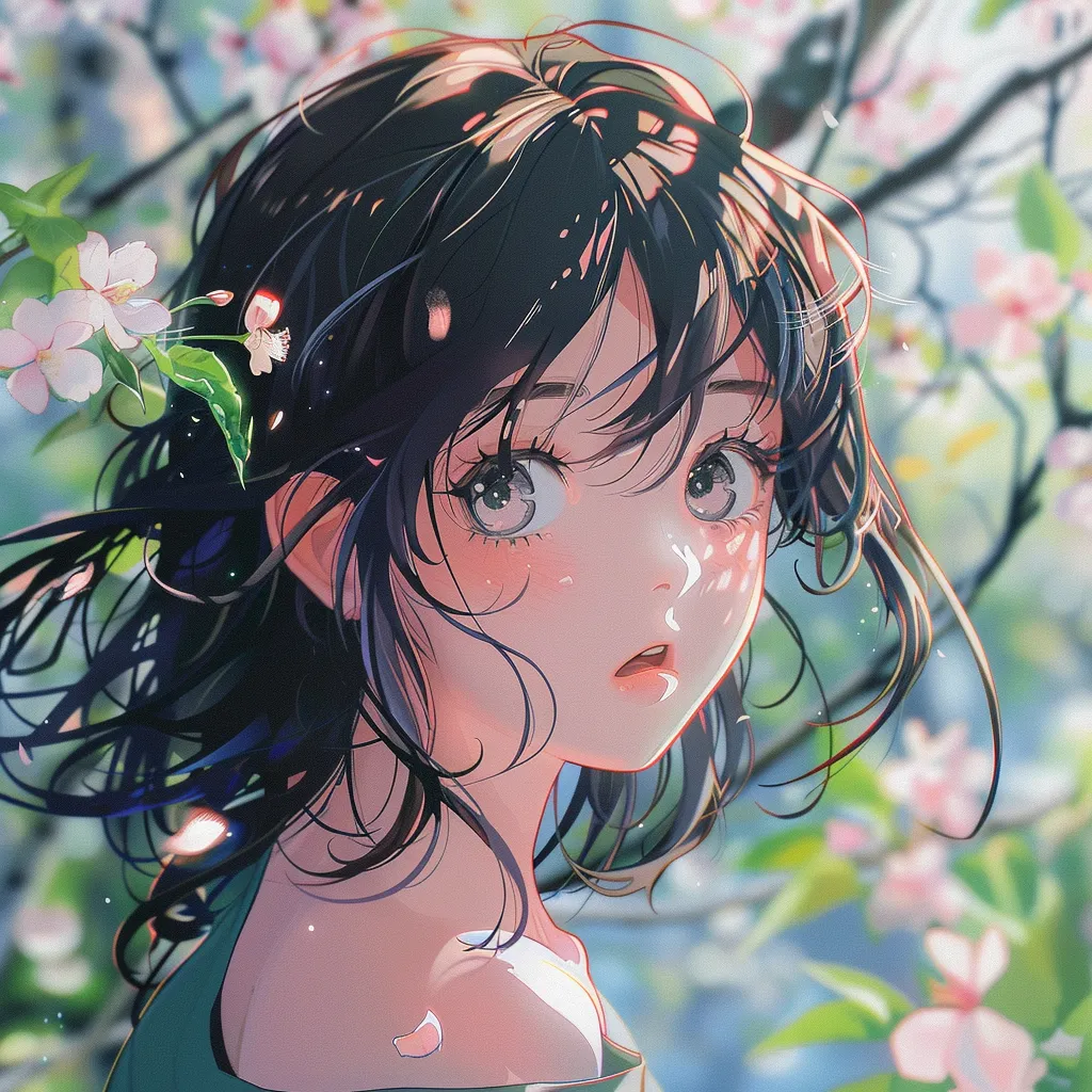 japanese anime pfp ghibli, sakura, megumi, lofi, study