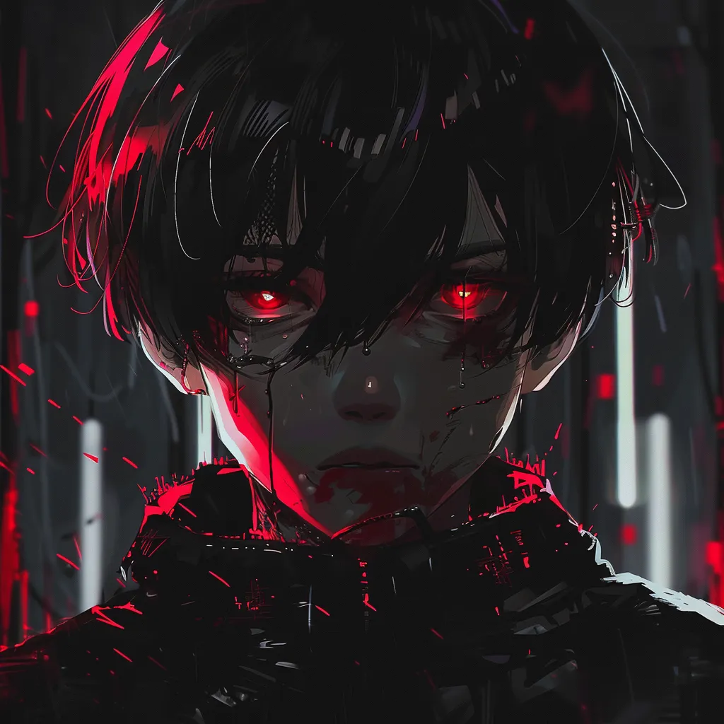 dark anime pfp gojo