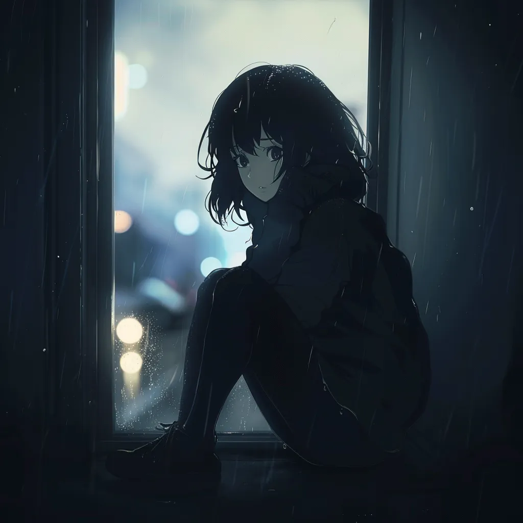 alone anime pfp lofi, alone, lonely, stray, unknown