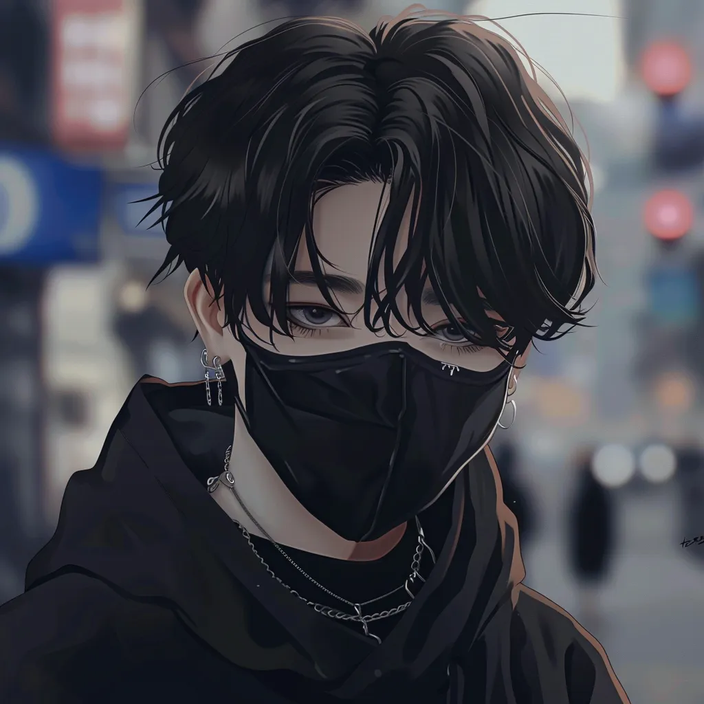 cool anime pfp 4k zepeto, mask, jjk, yuta, levi