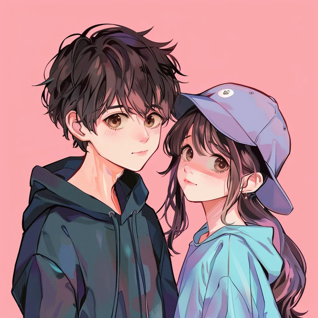 anime pfp matching boy and girl