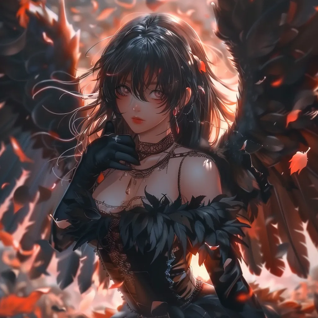 angel anime pfp berserk, albedo, angel, magica, nene