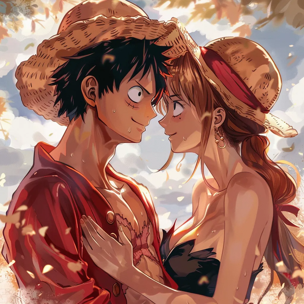 luffy ever fall in love cute