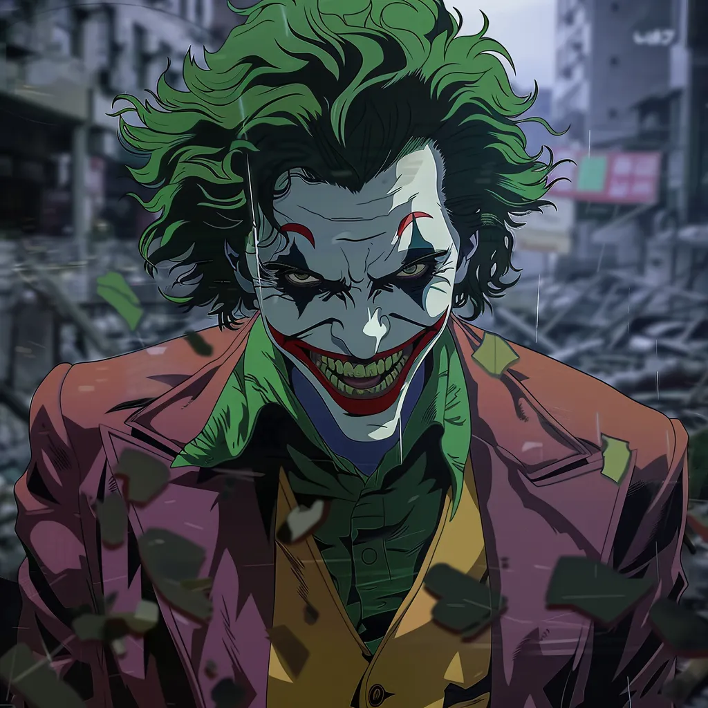 joker anime pfp joker, villain, tanjiro, juice, character