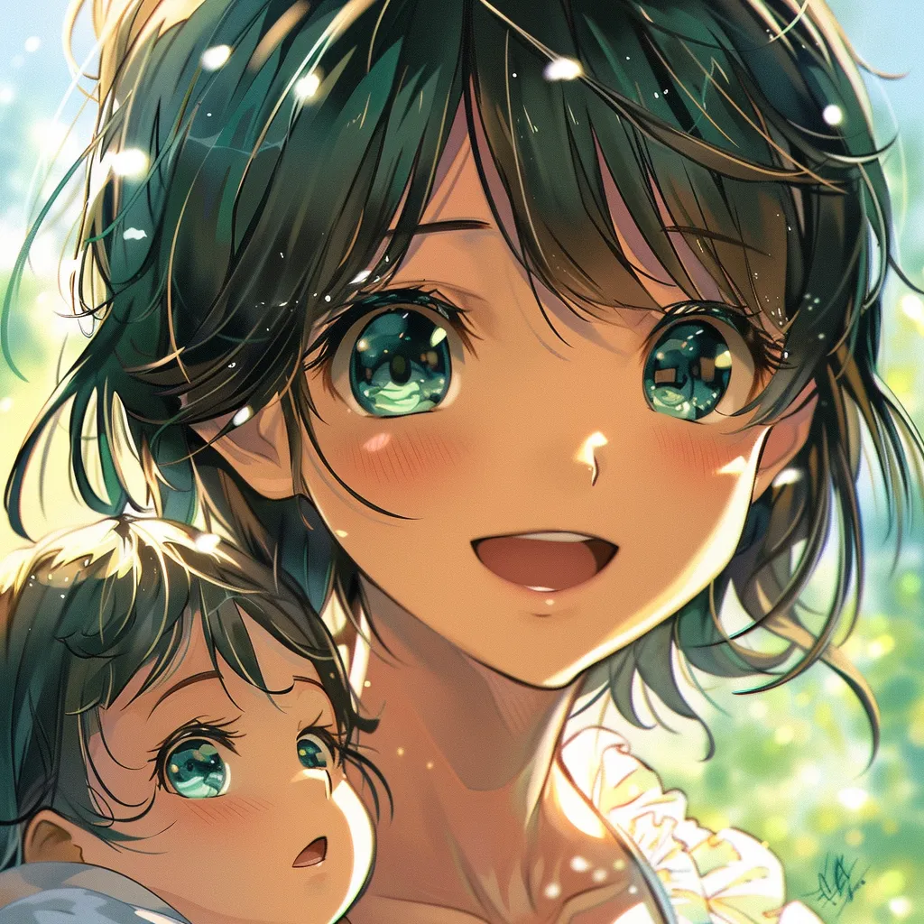 mommy anime pfp megumi, ghibli, child, miku, nico