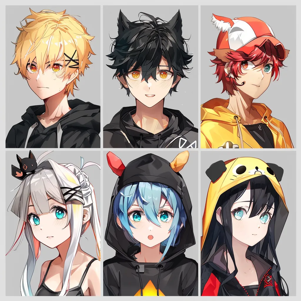 anime pfp for guys characters, anime, haikyuu, manga, pokemon