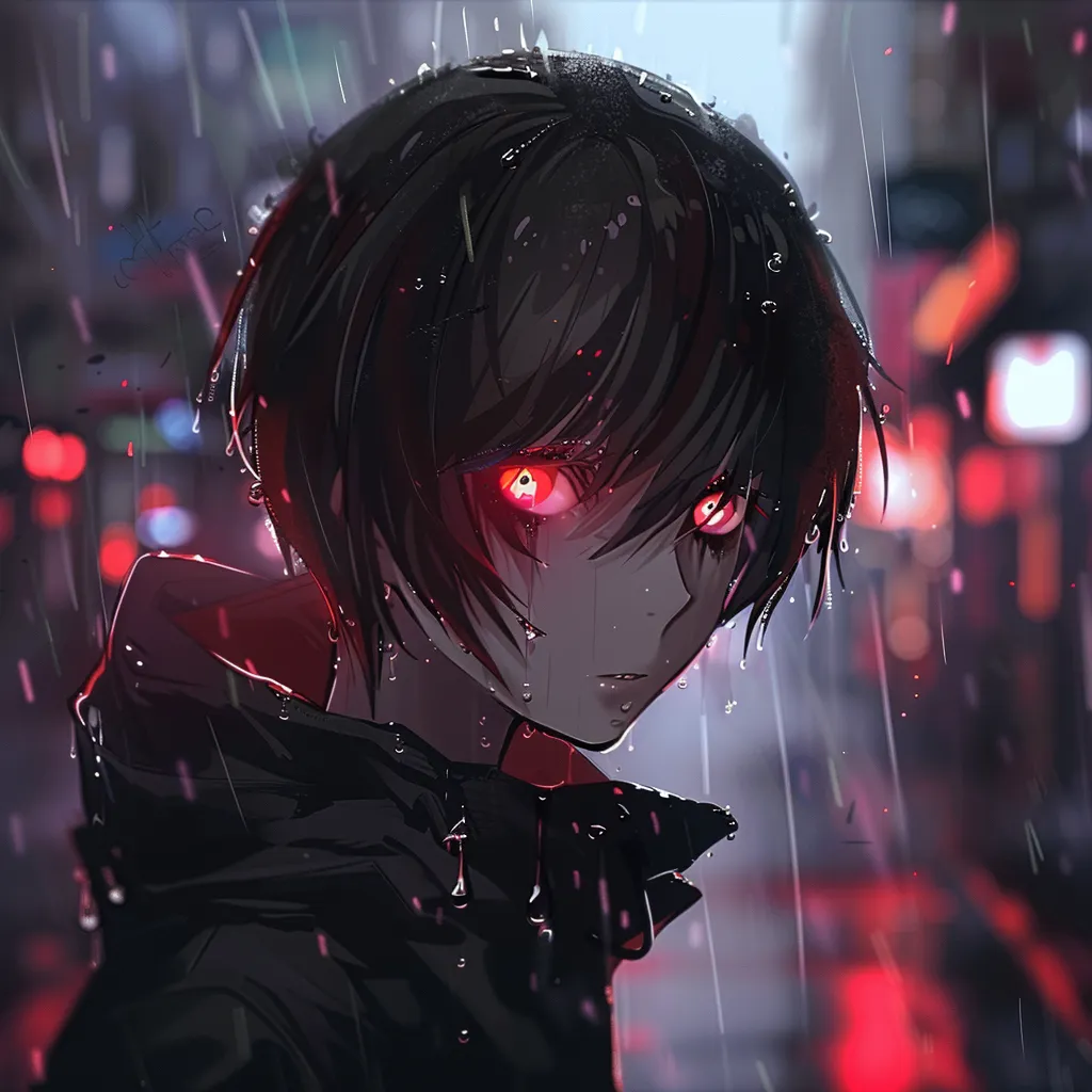 dark anime pfp gojo