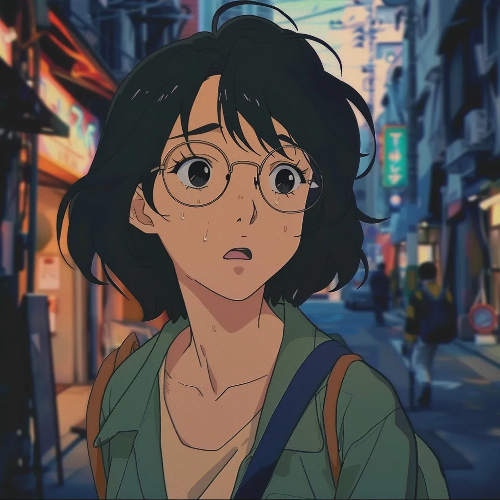 lofi anime pfp ghibli, lofi, aesthetic, tokyo, nobara