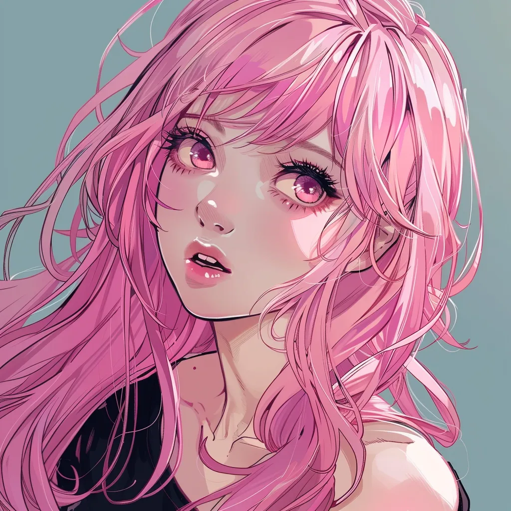 pink anime pfp pinterest