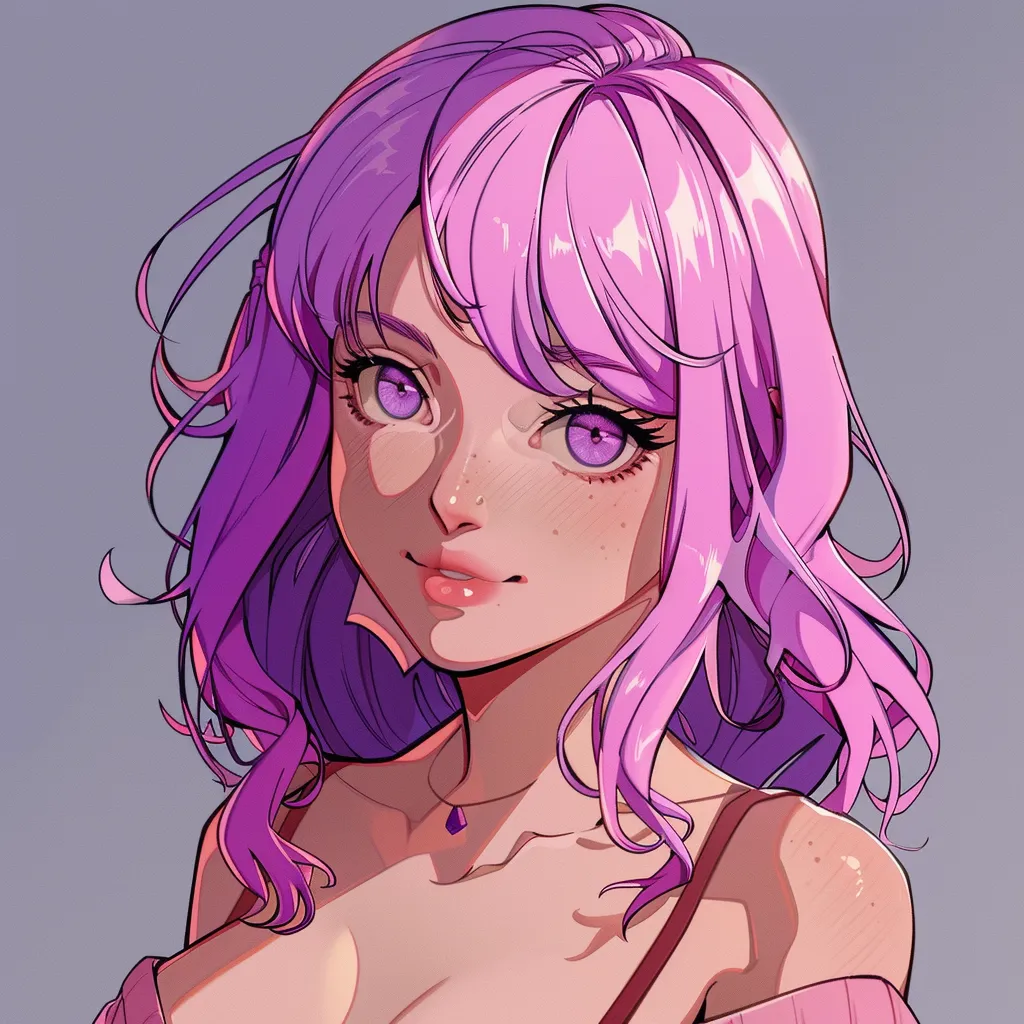 sigma anime pfp violet, study, luka, ramona, girl