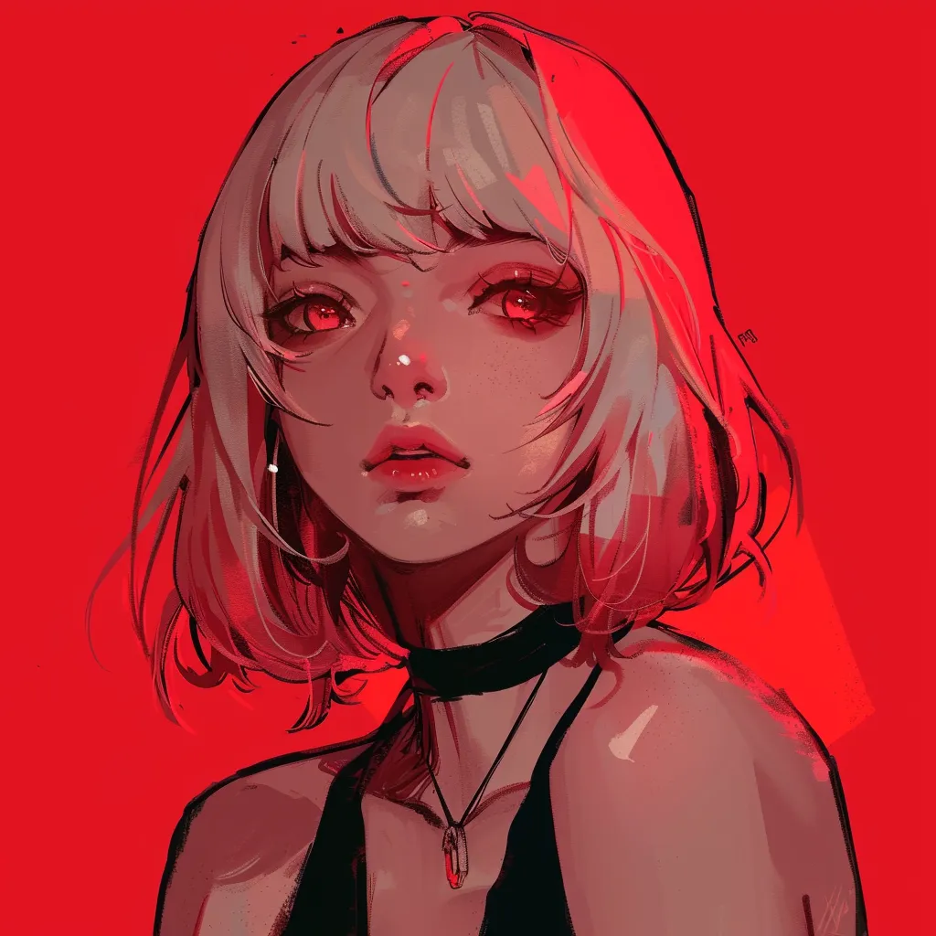 red anime pfp pinterest