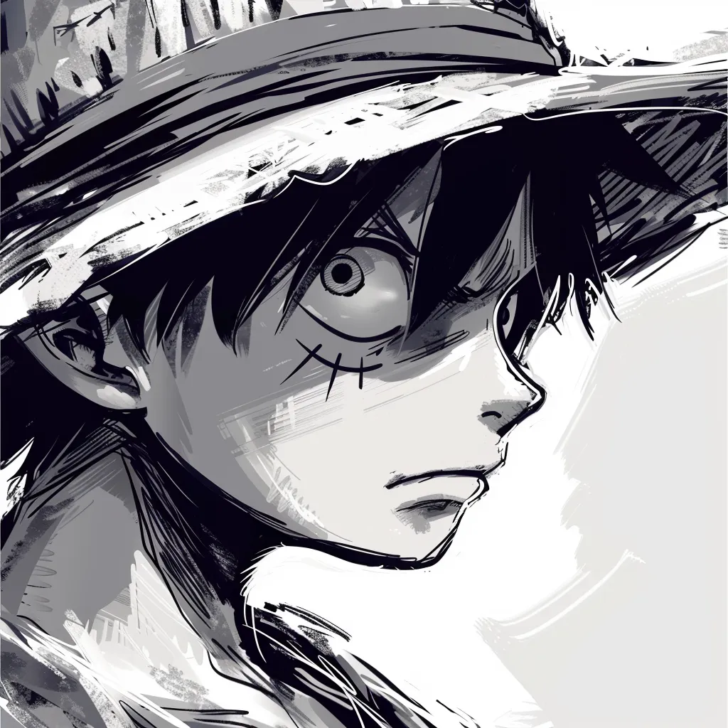 luffy one piece manga pfp