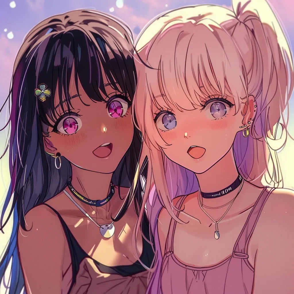 anime matching pfp friends girl