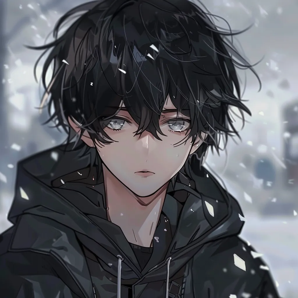 popular anime pfp winter, cold, yato, stray, ice