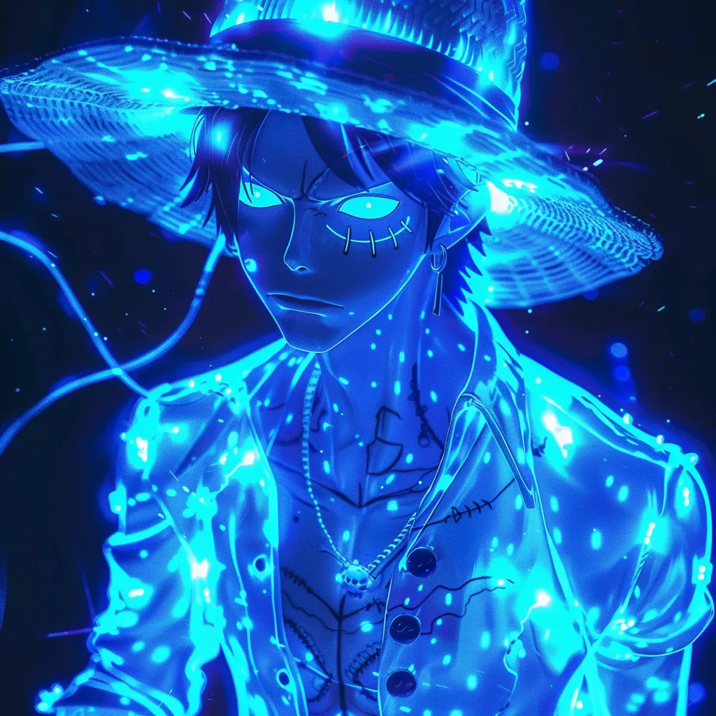 glowing anime pfp one piece