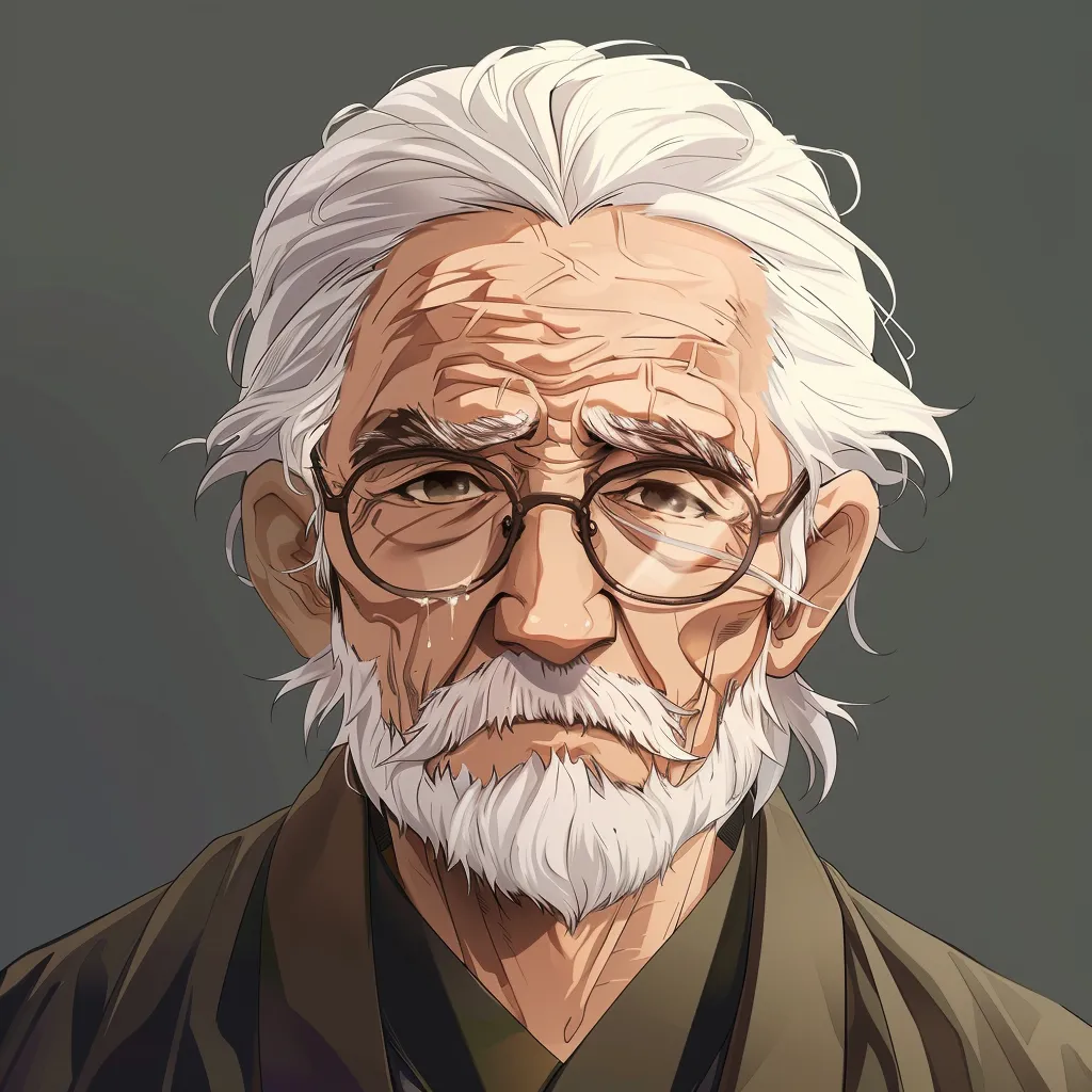 old man anime pfp