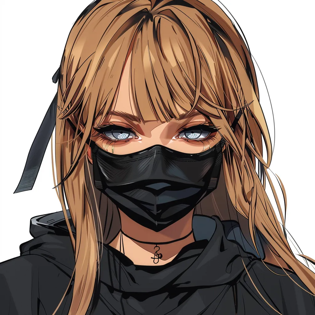 anime pfp with mask mask, uta, zepeto, junji, eri