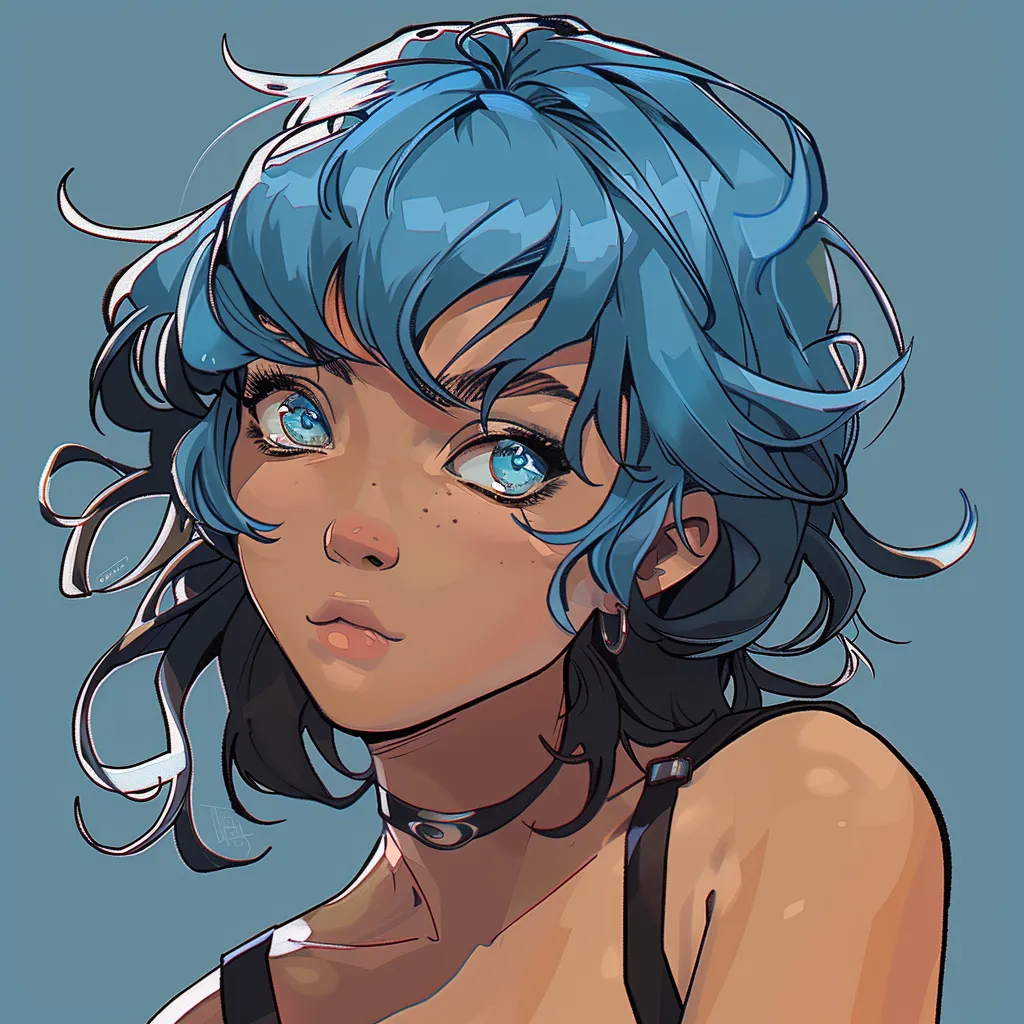 ramona flowers anime pfp ramona, study, girl, blue, elizabeth