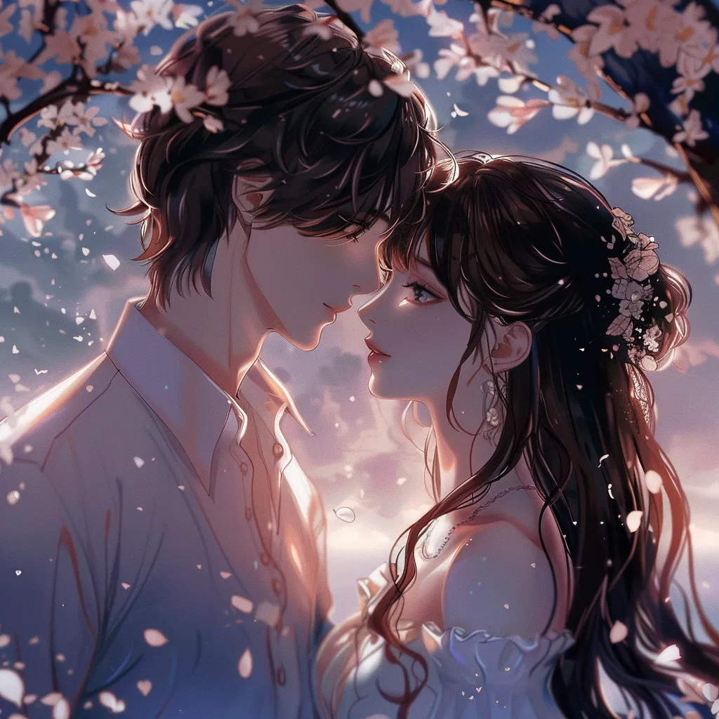 love anime pfp kissing, couple, zenitsu, anime, bungou