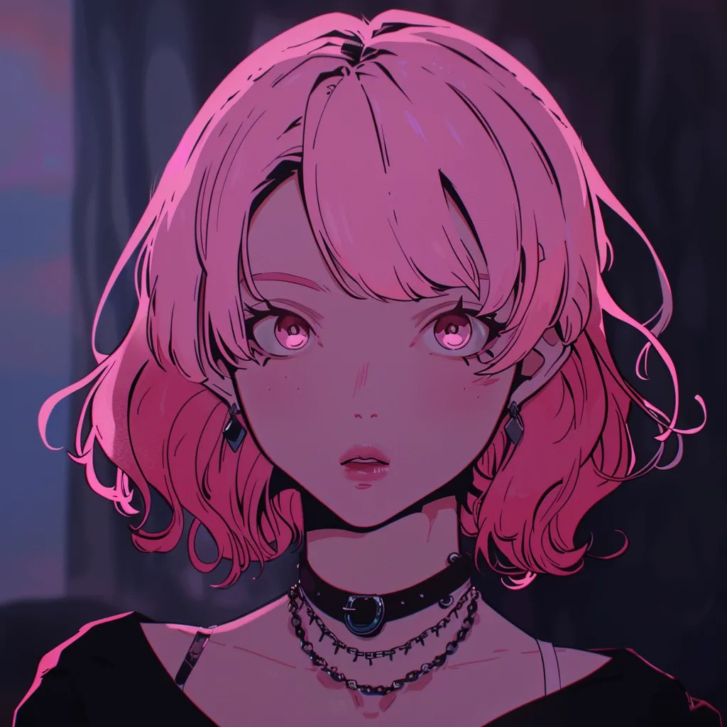 pink anime pfp discord