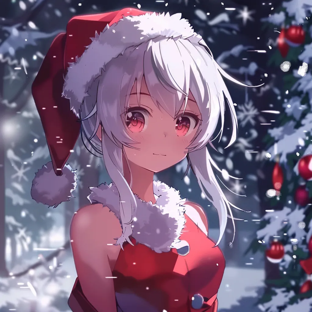 christmas anime pfp 