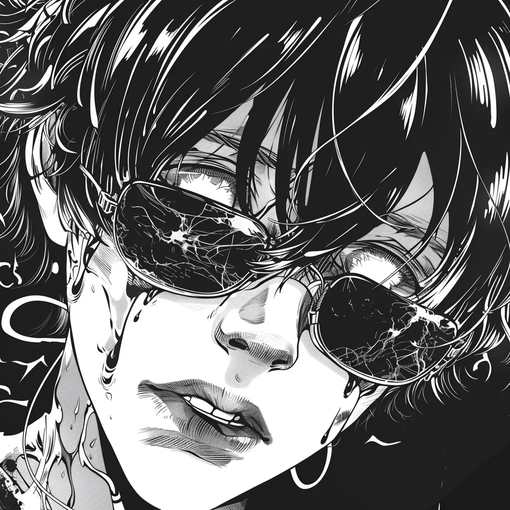 tokyo ghoul pfp manga joker, sunglasses, mob, eren, levi