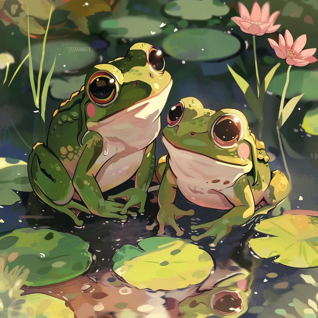 cute frog matching pfp