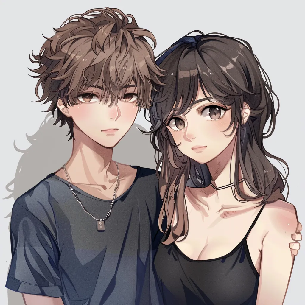 anime pfp matching boy and girl