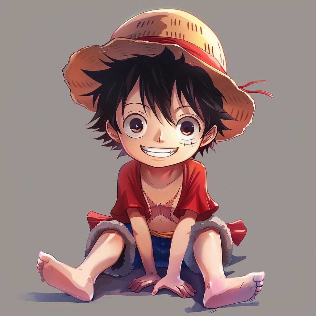 cute luffy pfps