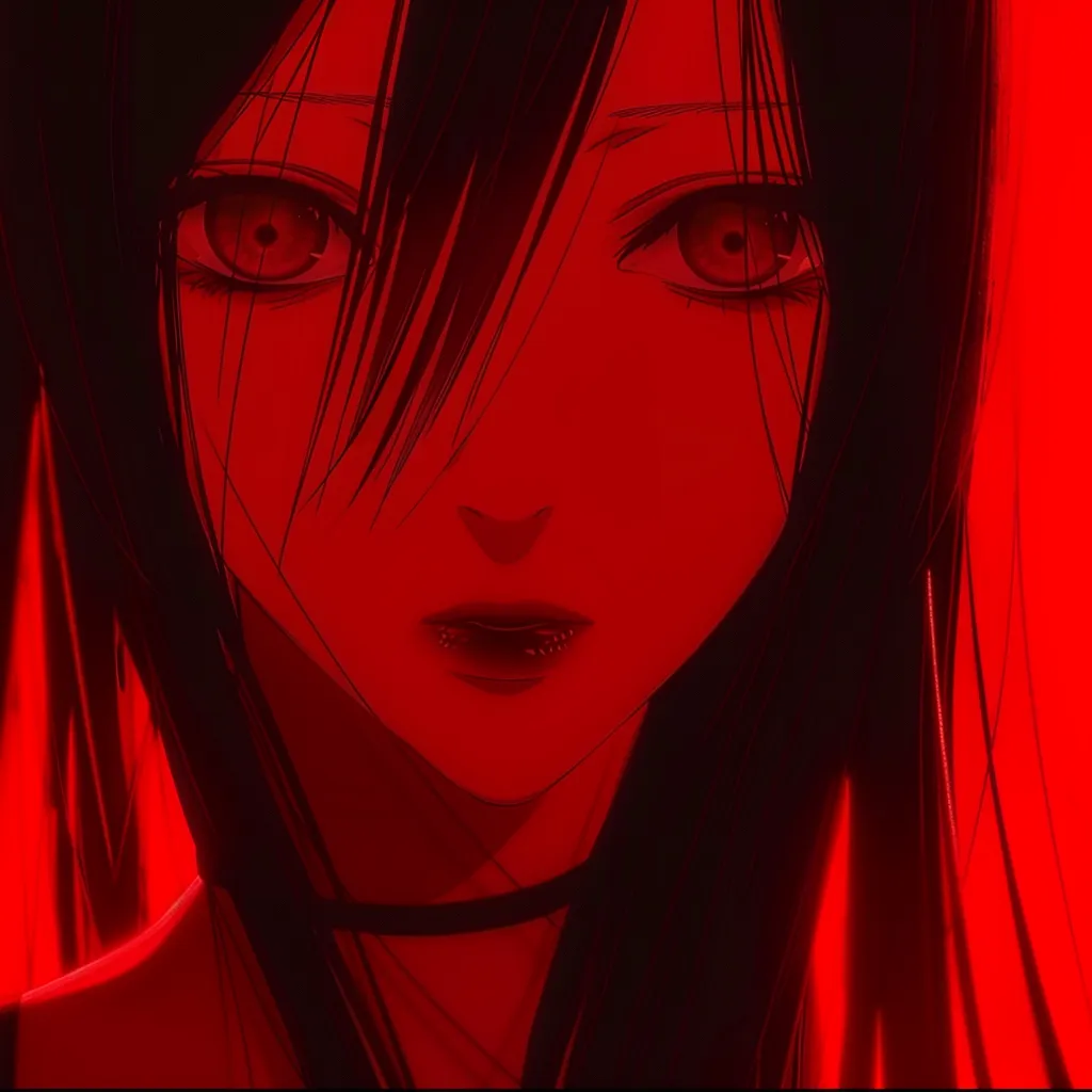 red anime pfp 