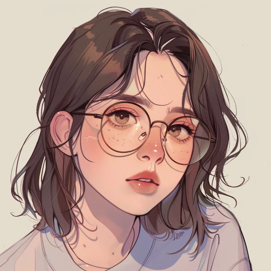 your anime pfp says about you glasses, study, nerd, lofi, girl