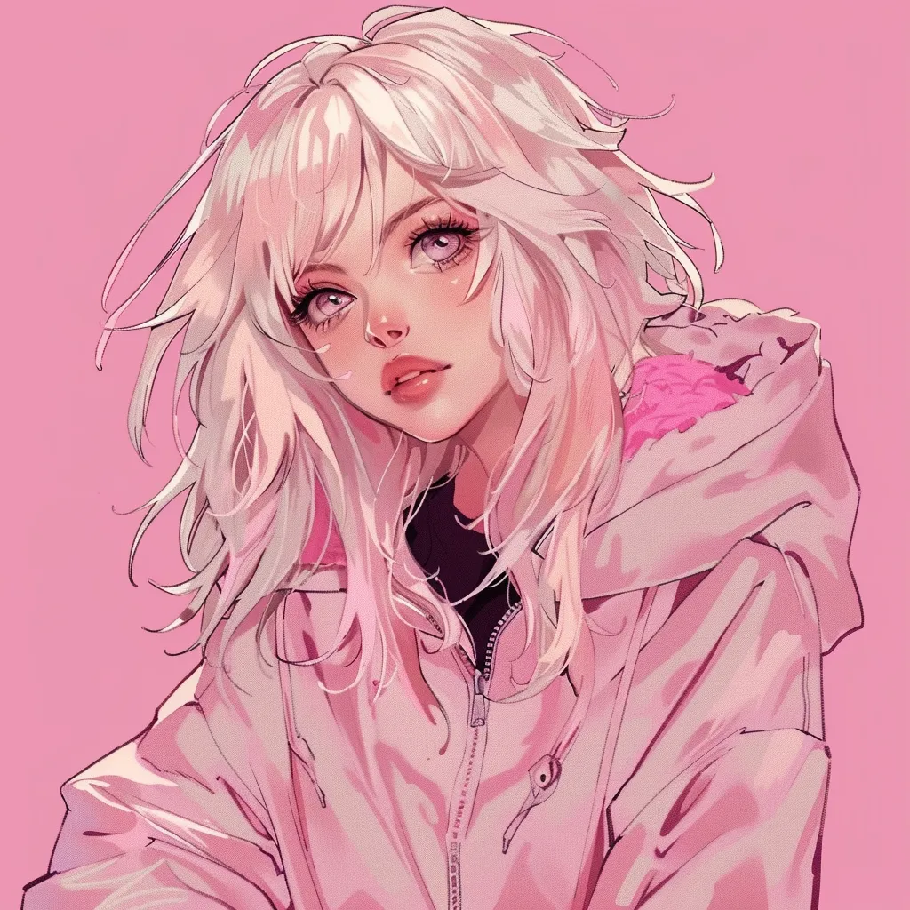 pink anime pfp pinterest